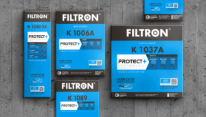Filtron redesign - projekty nowych opakowań filtrów kabinowych marki Filtron.