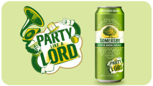 Logo Somersby party like a lord