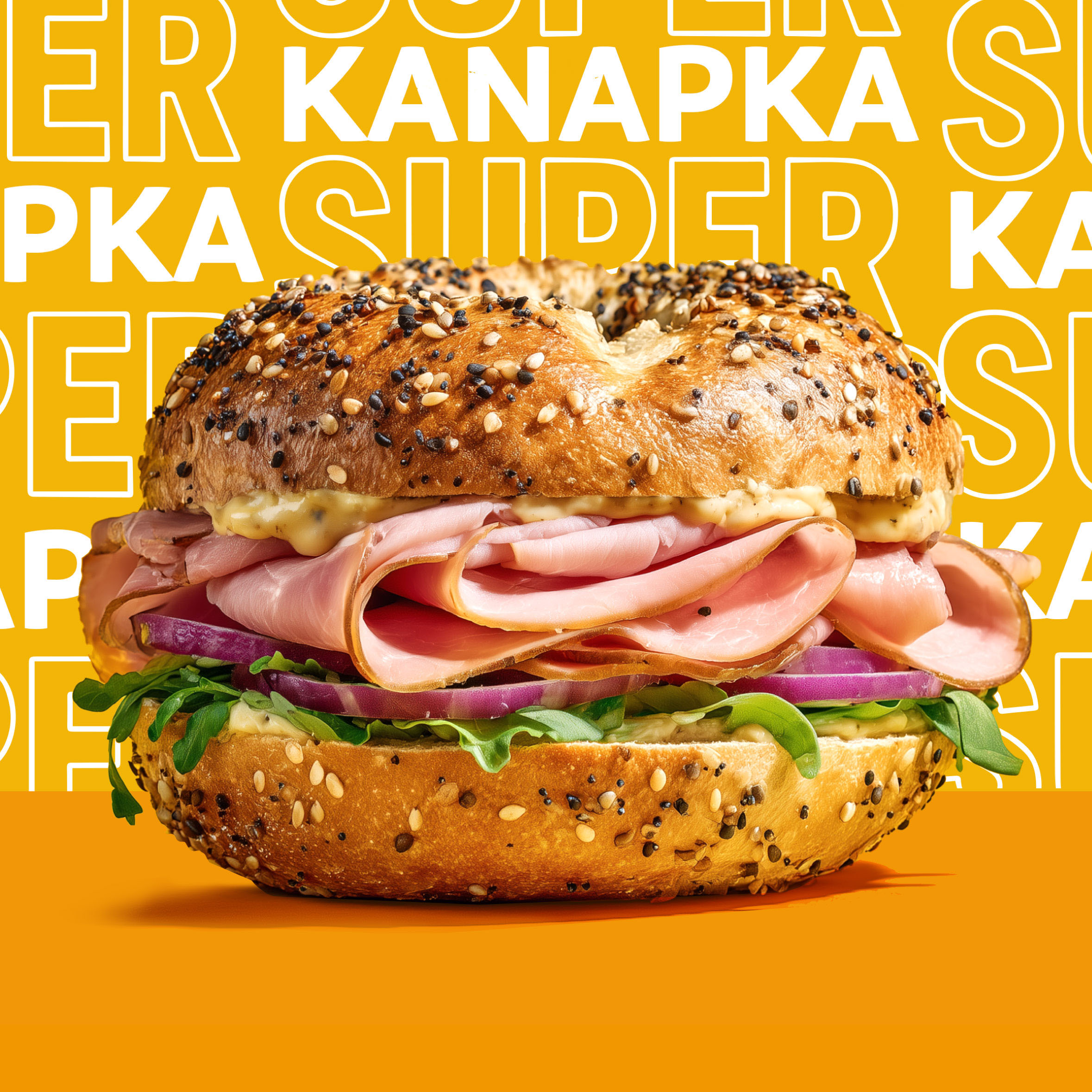 Rebranding marki Duda - wizerunek apetycznej bułki z wędliną