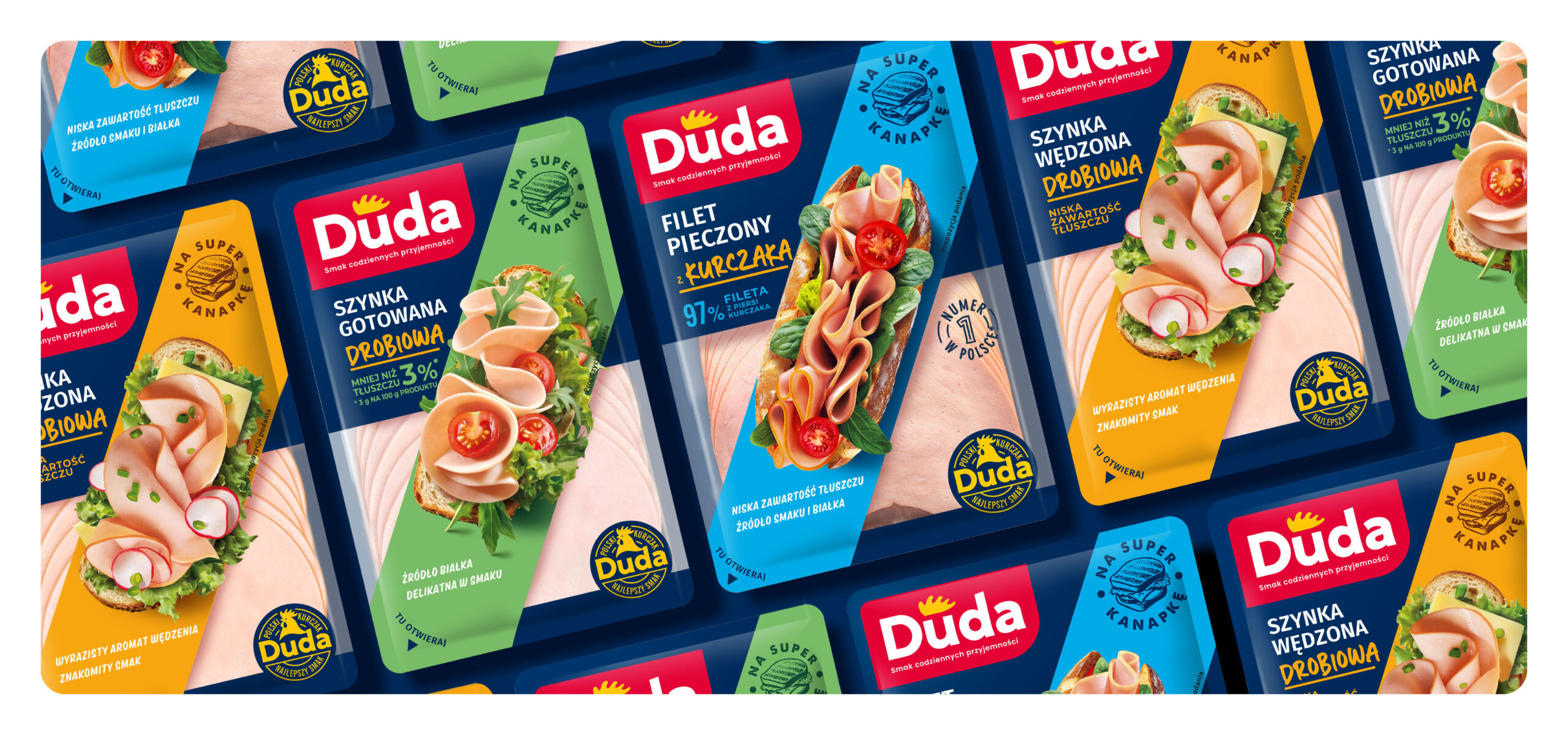 Rebranding marki Duda - nowe opakowania