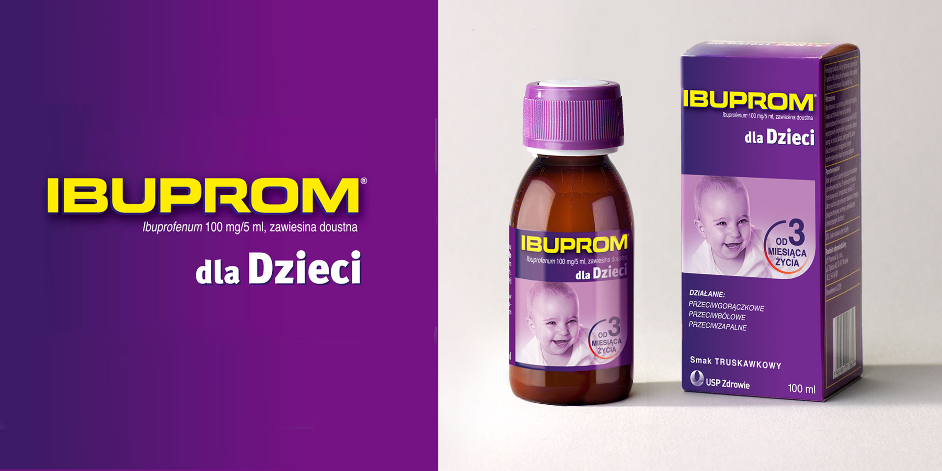 opakowanie ibuprom dla dzieci - branding z PND Futura
