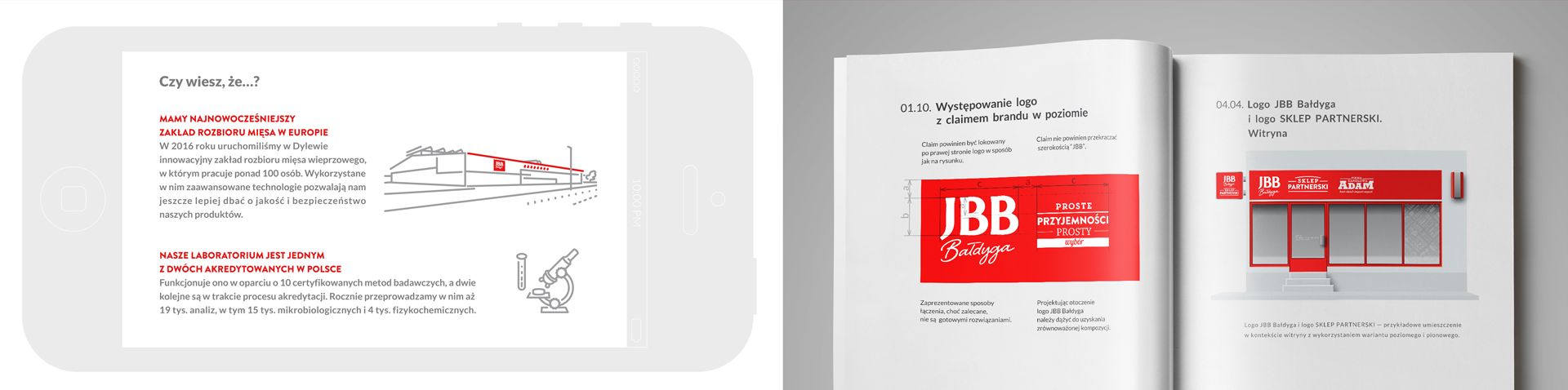 Rebranding marki JBB Bałdyga - corporate identity, brandbook.