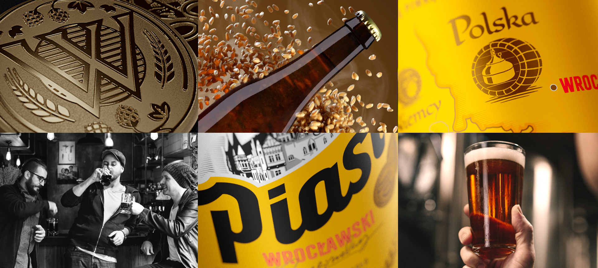 Detale opakowania piwa Piast - nowe logo, nowa jakość!