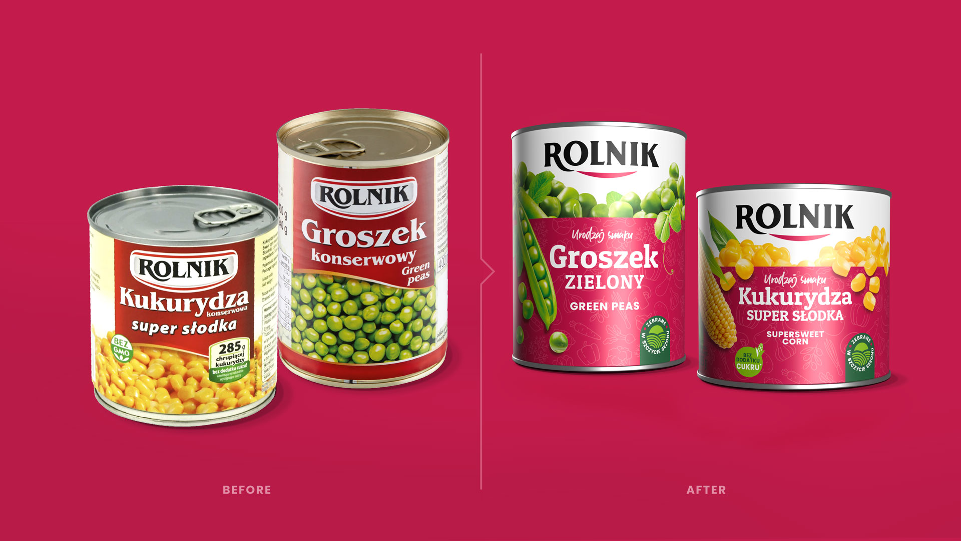 rebranding_marki_Rolnik - zdjecia opakowań przed i po rebrandingu